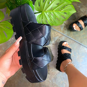 Summer Women Sandals Wedge Sandal Female Casual Slides Woman Platform Shoes Ladies Outdoor Beach Sandalias Para Mujer 2021