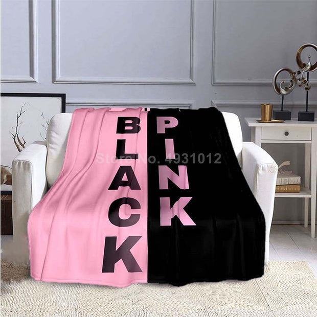 Hot Sale Love Pink Fashionable Fleece Ultra-Soft Micro Throw Blanket