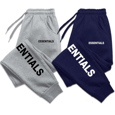 Men's Trousers ESSENTIALS Letter Print Fashion Drawstring Sweatpants