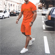 Trapstar Letter Print Tracksuit Casual 2 Pieces Set for Travel 100% Cotton Luxury Man&#39;s Clothing Summer New Sweatshirts Shorts