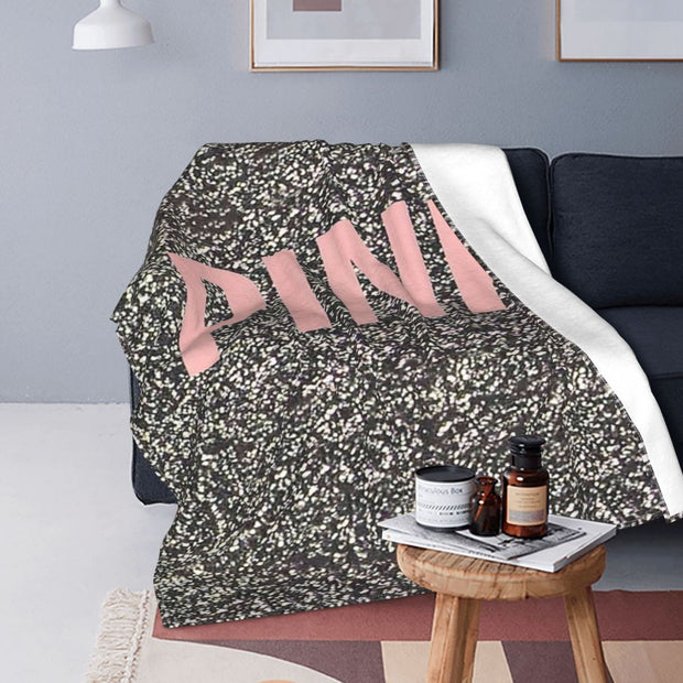 Cute Love Pink Blankets Coral Fleece Plush Leopard Print Adult Kids Breathable Soft Throw Blankets for Bedding Travel Bedspreads