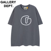 GALLERY DEPT. letter short sleeve T-shirt men's and women's