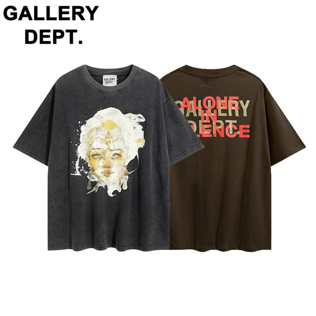 New GALLERY DEPT. printed short-sleeved T-shirt